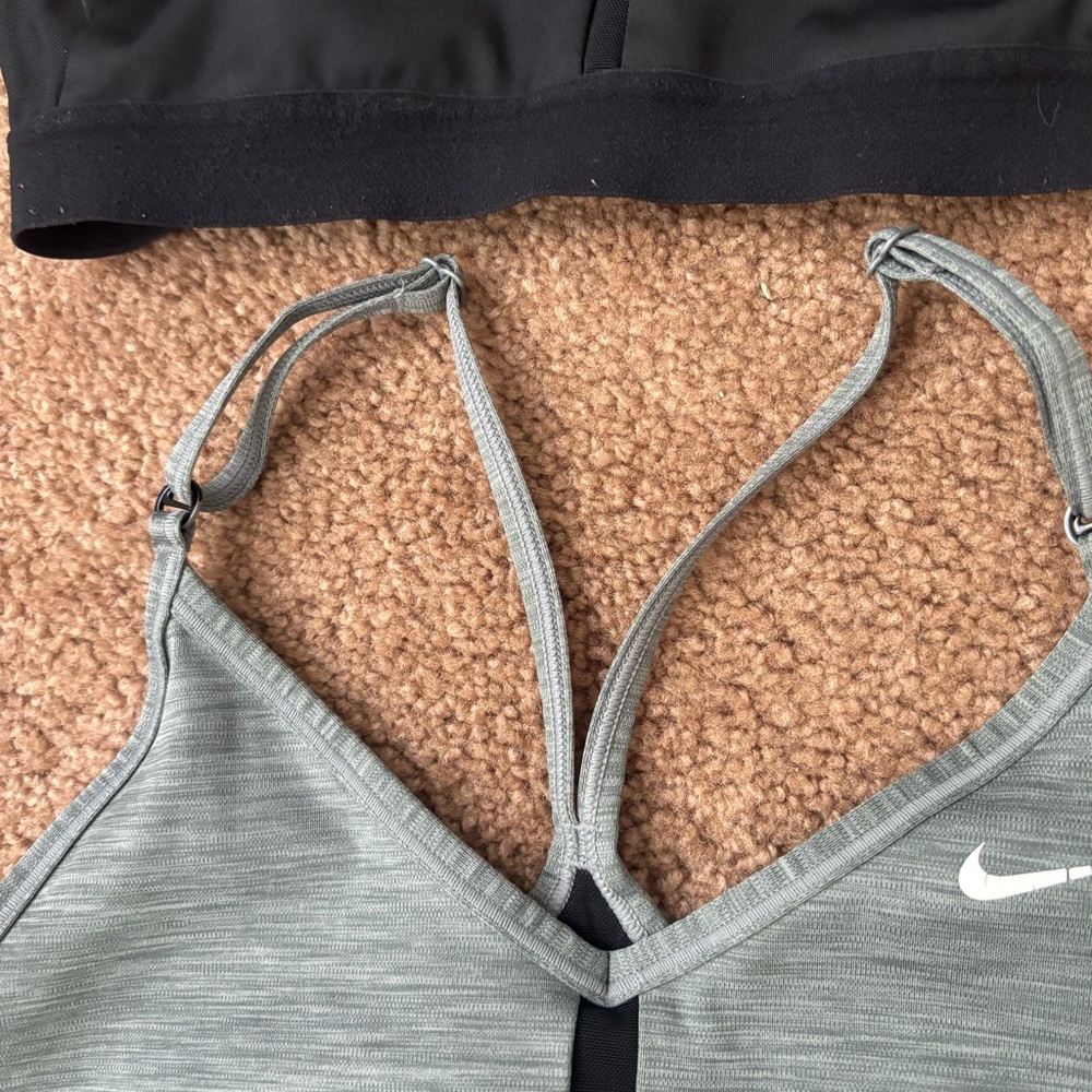 Nike Women's Black and Gray Sports Bras Set - Picture 9 of 13
